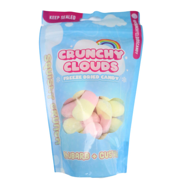 Crunchy Clouds Rhubarb & Custard 50g
