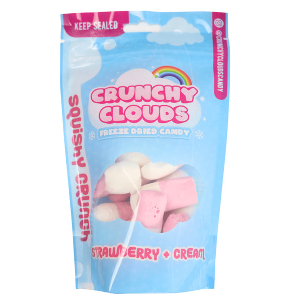 Crunchy Clouds Strawberry & Cream 50g